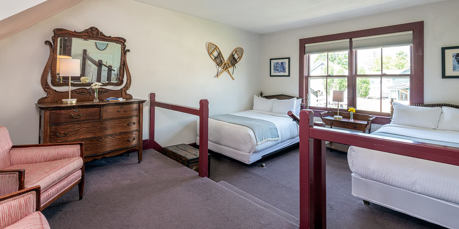 Two Double Beds in Room 6