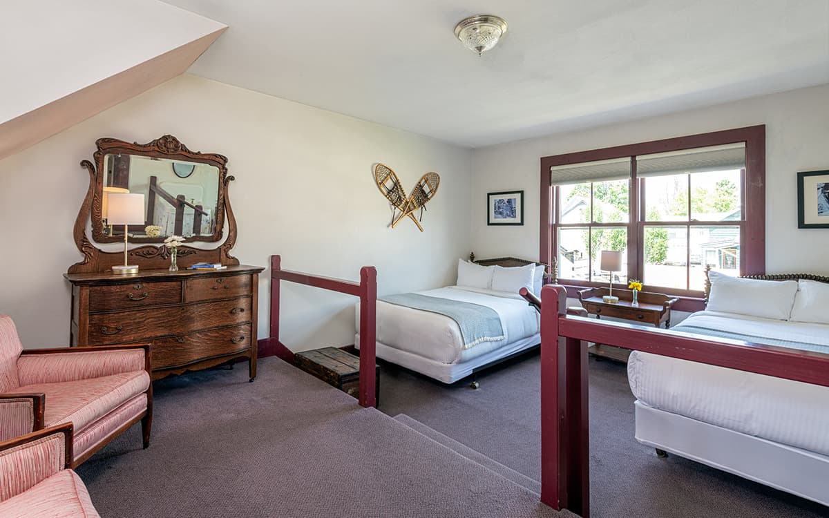 Two Double Beds in Room 6