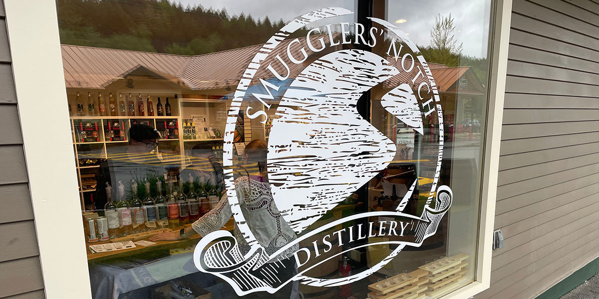 smugglers notch distillery window